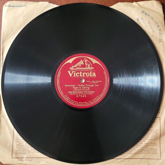 John McCormack Fritz Kreisler 78 Serenade - Softly Through The Night Is Calling - Picture 3 of 3